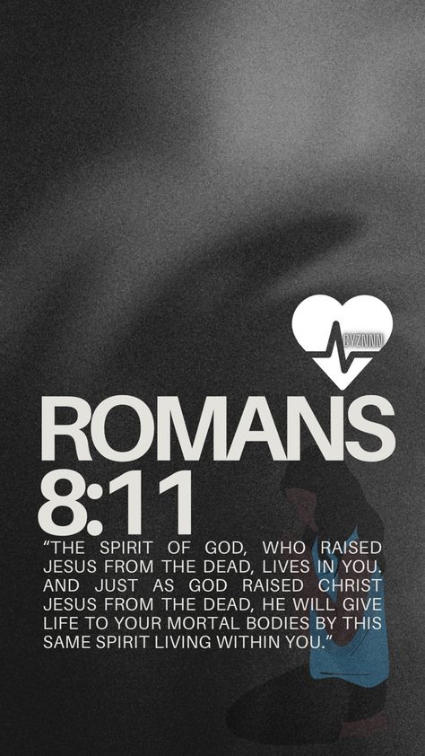 #fashion #shopping #god #christian #dailyverse Romans 8 11 Wallpaper, Romans 8:11 Wallpaper, Romans 8:11, Romans 8 11, Quotes Scriptures, Christian Quotes Scriptures, God 1st, Godly Inspiration, Esteem Quotes