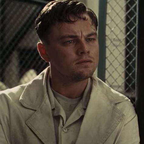 Leonardo Dicaprio Shutter Island, Shutter Island, Face Hair, Leonardo Dicaprio, Aesthetic Movies, Movie Scenes, Film