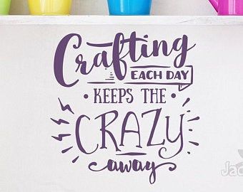 Crafting Quotes Funny, Craft Sayings, Craft Pictures, Crafty Quotes, Crafting Quotes, Craft Room Signs, Chalkboard Writing, Quote Signs, Crochet Quote