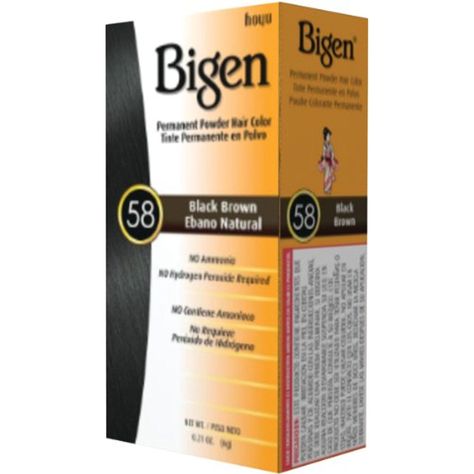 Bigen Hair Color -  #HairCare Bigen Hair Color, Black Hair Types, Medium Hair Color, Hair Dyes, Black Kit, Gray Coverage, Permanent Hair Color, Dye My Hair, Color Powder