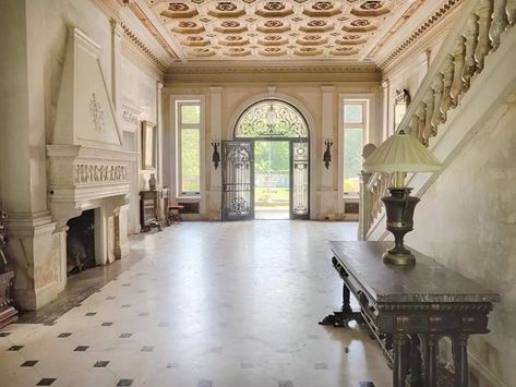 Marble Staircase, Glen Cove, Mansion Designs, Nassau County, Tower Building, Beach Road, Brown Walls, Gilded Age, Grand Staircase