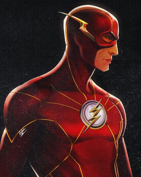 arkin tyagi (@_artkin_) | Instagram Flash Costume, Flash Dc Comics, Super Powers Art, Comics Art, Batwoman, Nightwing, Man Alive, Teen Titans, Dc Universe