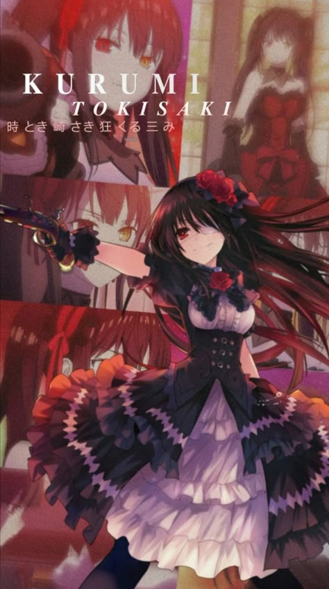 kurumi tokisaki wallpaper-made by me (miranda_ND) Kurumi Date A Live, Date A Live Kurumi, Date A Bullet, Date A Life, Mega Pokemon, Tokisaki Kurumi, Anime Date, Date A Live, Anime Angel