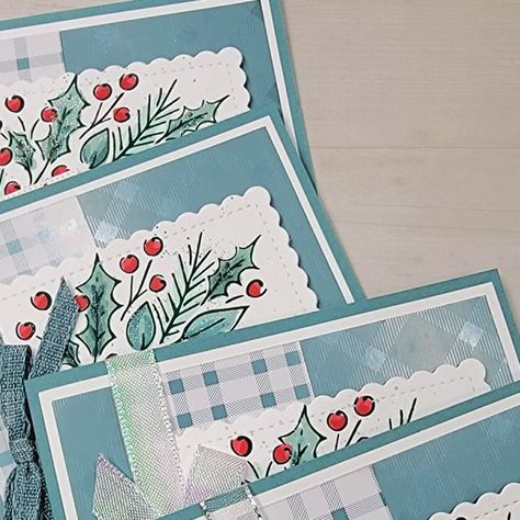 Patty Bennett, Stampin Up Christmas Cards, Wink Of Stella, Stampin Up Christmas, Card Making Tutorials, Diy Christmas Cards, Foil Cards, Christmas Cards To Make, Stamping Up Cards