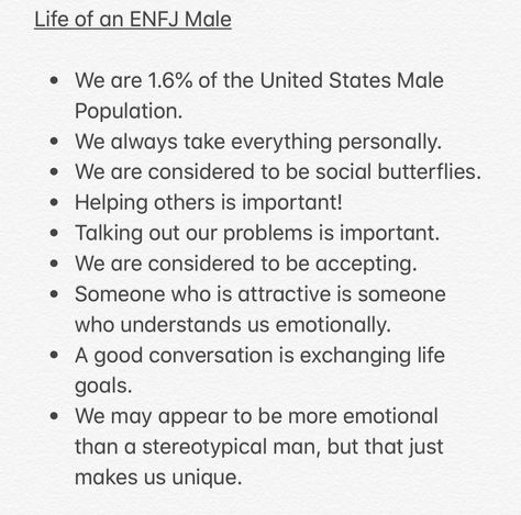 This is for ENFJ Males, who feel that they are not understood! Hope this helps! Enfj Male Personality, Enfj Enneagram, Enfj Boyfriend, Enfj Male, Entj Male, Enfj Protagonist, Infp Enfj, Mbti Functions, Enfj Personality