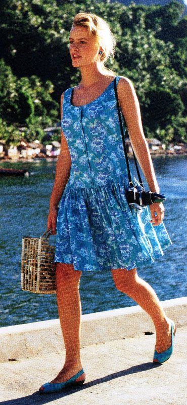 Laura Ashley, summer 1990. Floral sundress Laura Ashley 90s, 90s Sundress, Laura Ashley Clothing, 20th Century Dress, Laura Ashley Fashion, Modest Floral Dress, Fashion 1990s, 2022 Style, Laura Ashley Dress