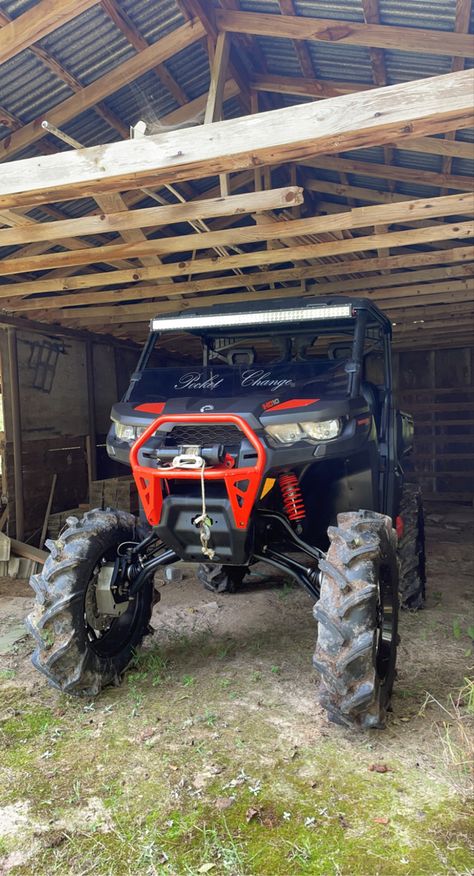 #defender Canam Defender, Defender 6x6, Can Am Defender, Atv Four Wheelers, Can Am Atv, Bone Stock, Reverse Trike, Atv Riding, Can Am Commander