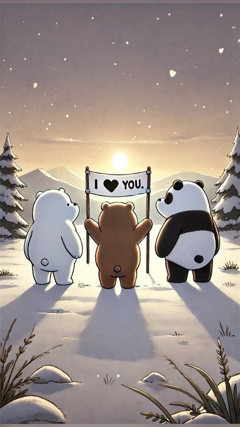 Bare Bears Wallpaper, We Bare Bears Wallpaper, Bears Wallpaper, Snow Bear, The Best Wallpapers, We Bare Bears Wallpapers, Best Wallpapers, We Bare Bears, Bare Bears