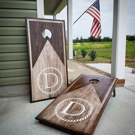 Corn Hole Boards Designs, Cornhole Board Designs, Diy Cornhole, Outdoor Yard Games, Wedding Cornhole, Diy Cornhole Boards, Cornhole Boards Designs, Diy Yard Games, Corn Hole Diy