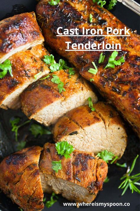 Pan Seared Pork Tenderloin, Grilled Pork Tenderloin Recipes, Grilled Pork Loin, Cooking Pork Tenderloin, Pork Sirloin, Sirloin Roast, Pork Tenderloin Recipe, Keto Treats, Roasted Pork Tenderloins