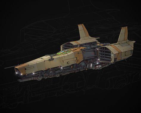 ArtStation - CORVETTE Sci Fi Corvette, Corvette Spaceship, Alien Ship Concept Art, Scifi Objects, Corvette Ship, Spaceship Blueprint, Ship Reference, Sci Fi Ship, Old Corvette