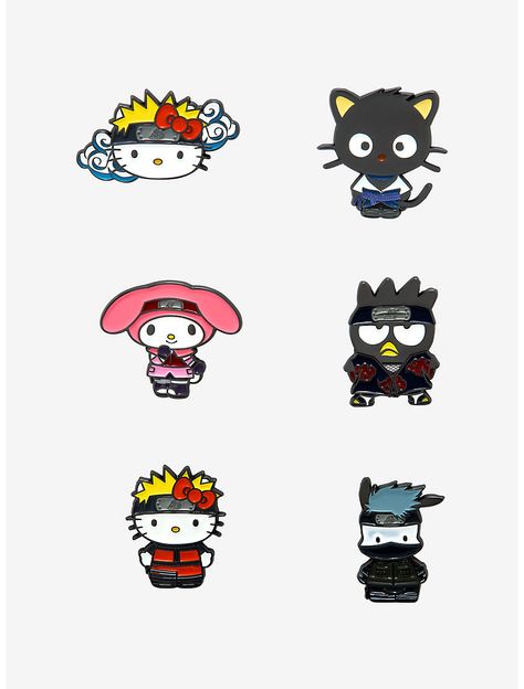 Naruto Hello Kitty, Hello Kitty Head, Hello Kitty Pfp, Kitty Pfp, Hello Kitty And Friends, Badtz Maru, Hello Kitty Art, Photo P, Blind Box