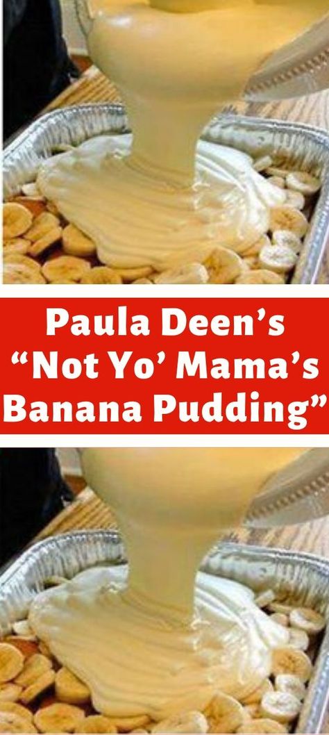 Paula Deen Banana Pudding Recipe, Banana Pudding Paula Deen, Pudding Recept, Easy Banana Pudding Recipe, Keto Pudding, Magnolia Bakery Banana Pudding, Banana Pudding Desserts, Easy Banana Pudding, Southern Banana Pudding