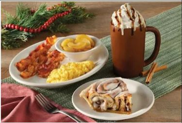 Cracker Barrel brings back the Cinnamon Roll Pie and Country Fried Turkey for the 2023 holiday season. They also have new Merry Berry Tea, the returning Cinnamon Roll Latte, Broccoli Cheese Casserole, and a number of other seasonal pies. Cracker Barrel's Cinnamon Roll Pie takes cinnamon rolls and bakes them into a pie crust, and then drizzles sweet cream cheese icing on top. It's available as part of a breakfast, by the slice, and as a whole pie. Country Fried Turkey features hand-breaded, fri Cinnamon Roll Latte, Cinnamon Roll Pie, Pie Breakfast, Cheese Sauce For Broccoli, Apple Streusel, Holidays 2023, Broccoli Cheese Casserole, Merry Berry, Cranberry Relish