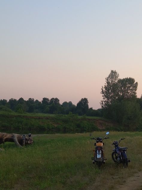 Russia Countryside Aesthetic, Russia Countryside, Motorcycle Aesthetic, Home Of The Brave, Land Of The Free, Original Characters, I Miss Her, Life Plan, Riding Motorcycle