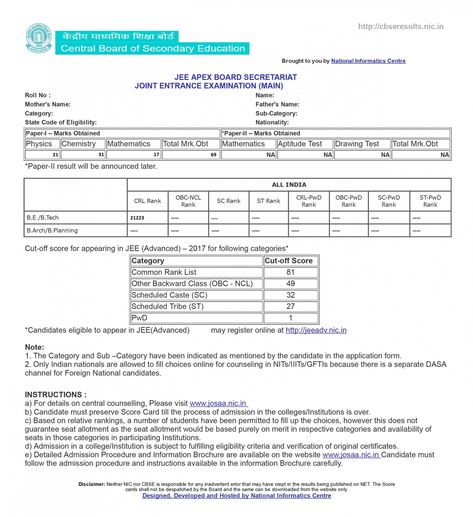 Results for the Joint Entrance Examination (JEE) Capital 2015, are accepted to be declared today by Central Board of Secondary Education (CBSE). After-effects Jee Paper 16 Score Card Check more at https://thetechtwister.com/jee-paper-16-score-card/ Academic Life, Aptitude Test, Vision Board Manifestation, Secondary Education, After Effects, Entrance, Vision Board, Physics, Education