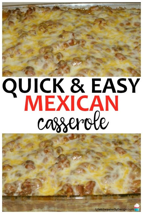 Easy Mexican Casserole will become a favorite dinner recipe! This easy recipe is easy to adapt for picky eaters too! Casserole Mexican, Easy Mexican Casserole, Mexican Casserole Recipe, Chex Mix Recipes, Mexican Casserole, Favorite Dinner, Beef Casserole Recipes, Favorite Recipes Dinner, Easy Mexican