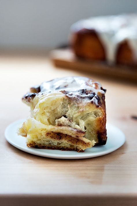 Overnight (or not!) brioche cinnamon buns ... my favorite! Kids rave! Adults go wild. These can be made one day, stuck in the fridge, and baked the following morning (such a fun treat to wake up to!) or made entirely the same day. Nothing like a homemade cinnamon roll! And is there anything better than cream cheese icing? #overnight #brioche #cinnamon #buns #breakfast #brunch #holiday #baking #christmas Easy Cinnamon Buns, Overnight Brioche, Alexandra Cooks, Cinnamon Brioche, Homemade Cinnamon Roll, Cinnamon Bun Recipe, Peasant Bread, Winter Favorites, Holiday Baking Christmas