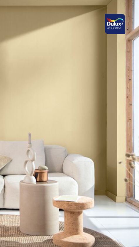 Wild Wonder living room Colour Of The Year 2023, Living With Nature, Connected With Nature, Wild Wonder, House Paint Interior, Raw Color, Yellow Room, Color Schemes Colour Palettes, Painted Walls