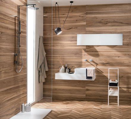 Rivestimenti bagno in gres porcellanato | Mirage Bathroom Flooring Options, Wood Effect Porcelain Tiles, Tile Projects, Tile Inspiration, Marble Tiles, Flooring Options, Wood Tile, Wall And Floor Tiles, Grout