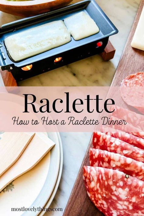 Serving an amazing Raclette dinner isn't just about the melty, gooey, delicious cheese. Sure, it's the main attraction. But it's what you decide to serve with the cheese that makes it such a wonderful and unforgettable moment or special occasion. Raclette Recipes Dinners, Raclette Ideas, Raclette Dinner Party, Raclette Recipes, Special Occasion Dinner, Grilled Sausage, Winter Dishes, Kinds Of Cheese, 2024 Christmas