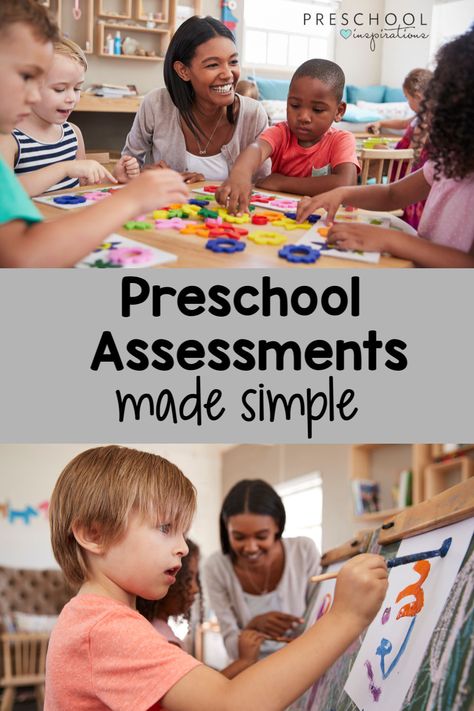 Three ways to make a teacher's life easier when it comes to assessments in the preschool classroom! #preschoolinspirations #ece #preschool #teachingpreschool Early Childhood Assessment, Ece Assessment, Preschool Teacher Aesthetic, Preschool Assessment Forms, Preschool Inspirations, Masters Program, Preschool Assessment, Bee Classroom, Learning Stories