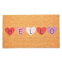 Hello Heart, Hello Doormat, College Dorm Essentials, Outdoor Door, Coir Doormat, Kitchen On A Budget, Outdoor Door Mat, Clean Shoes, Covered Porch