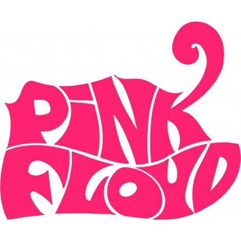 Logo of Pink Floyd Pink Floyd Painting, Pink Floyd Logo, Pink Floyd Albums, Pink Floyd Art, Arte Peculiar, Logo Pink, Band Rock, Band Logos, Music Band