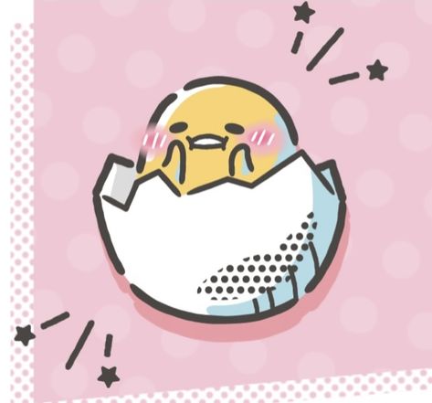 Gudetama Icon App, Gudetama Pfp, Gudetama Icon, Sanrio Gudetama, Hello Kitty Backgrounds, Anime Character Drawing, Kawaii Drawings, Sanrio Characters, Powerpuff Girls