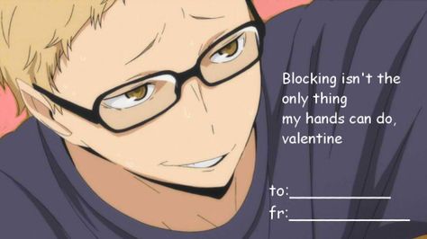 Haikyuu pick up lines Innocent mind: Oh, like receiving? Dirty mind: Oh really? Tumblr