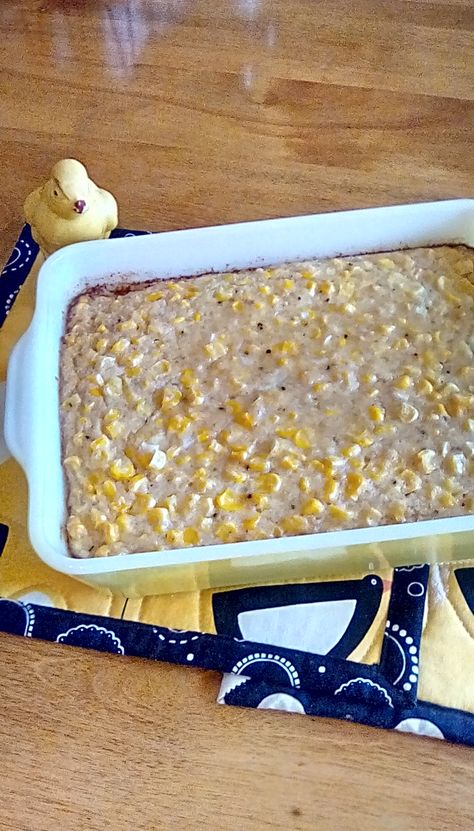 Amish Summer Scalloped Corn Supper - Amish 365: Amish Recipes - Amish Cooking Scallop Corn, Corn Sides, Scalloped Corn Casserole, Scalloped Corn, Amish Farm, Corn Casserole, Summer Corn, Amish Recipes, Creamed Corn