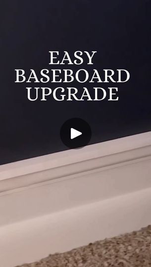 279K views · 10K reactions | I love this baseboard hack! It saves the time and money.  You avoid the huge hassle of ripping everything out.  It is substantially less expensive because you are only adding a smaller piece of molding.  By leaving a space between the existing baseboard and the new piece of trim, you don’t have to worry about matching up the depth.

This hack also works with Crown molding.  It’s the same concept.  You just drop the new molding piece down on the wall.

#designerstouch #diy #baseboard #homehacks #diyhack #diyprojects #diyhomedecor #diyhomeprojects | Marian Holden | Robin Thicke · Blurred Lines Baseboard Hacks, Diy Baseboards, Modern Baseboards, Painting Hacks, House Maintenance, House Repair, Redecorating Ideas, Baseboard Molding, Backyard Designs