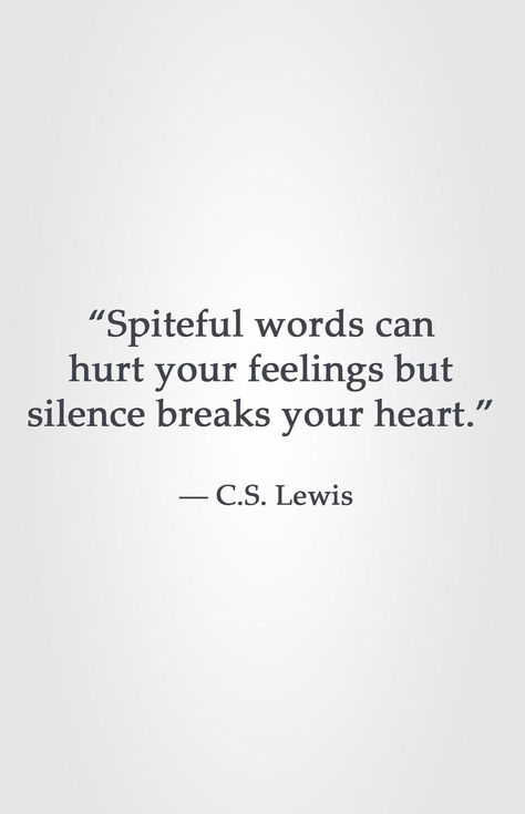 Your Silence Quotes, When Your Heart Hurts, Silence Hurts, Silence Art, Your Silence, Lewis Quotes, Cs Lewis Quotes, Quotes Wisdom, C S Lewis