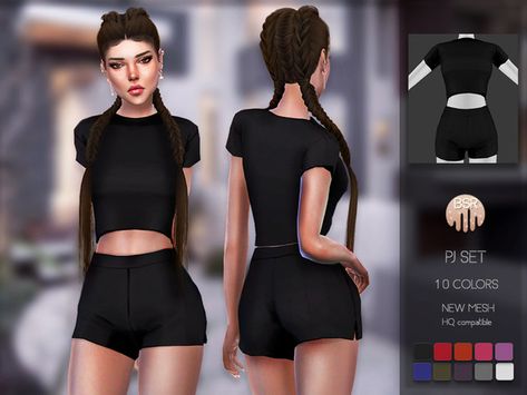 busra-tr's PJ SET BD156 Sims Clothes, Cc Clothes, The Sims 4 Packs, Insta Bio, Sims 4 Teen, Sims 4 Downloads, Sims4 Clothes, Sims 4 Cc Packs, Sims 4 Collections