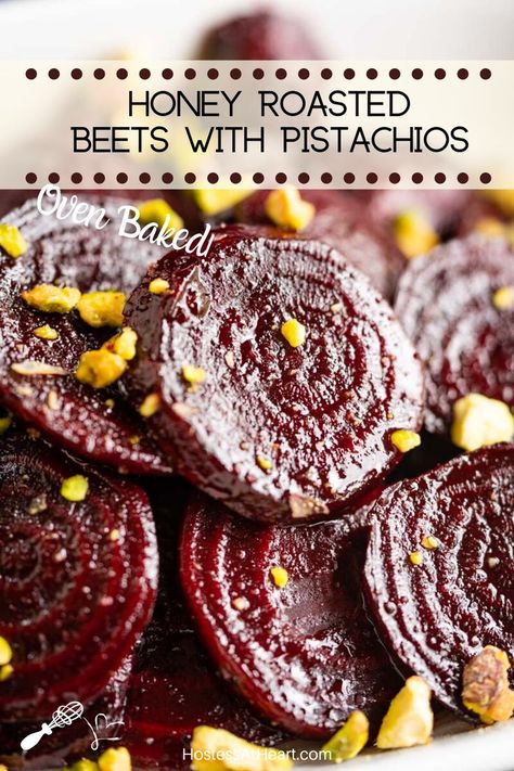 Honey Roasted Beets, Pistachio Crunch, Roasted Beets Recipe, Roasting Beets In Oven, Beets Recipe, Beet Recipes, Roasted Beets, Honey Roasted, Veggie Sides