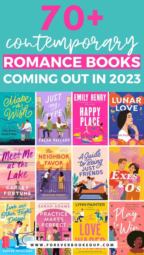 Contemporary Romance Books in 2023 Books In 2023, Feel Good Books, Contemporary Romance Books, Good Romance Books, Forever Book, Reading Rainbow, Recommended Books To Read, Summer Books, Top Books To Read