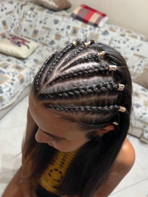 Cornrows On Straight Hair, 90s Hair Braids, Hairstyles For Dance Competition, Trenzas Aesthetic, Half Head Braids, Holiday Braids, Braids Aesthetic, Beach Braids, Track Hairstyles