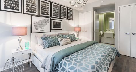 Yes, Basement Bedrooms Add Value! Especially With These 10 Finishes #lasvegasrealestate #realtor #summerlin Outdoor Kitchen Decor, Viborg, Bathroom Door, Simple Bedroom, Bed Decor, Cozy Bedroom, Modern Living Room, Feng Shui, Dorm Room