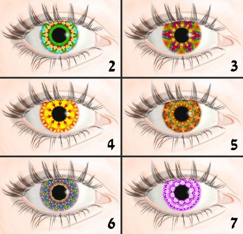 Kaleidoscope Eye - Tests 2-7 by piewedge.deviantart.com on @DeviantArt Eye Tests, Kaleidoscope Eyes, Eyes Tattoo, Eye Test, Music Illustration, Skin Care System, Magic Eyes, Eye Tattoo, Body Art