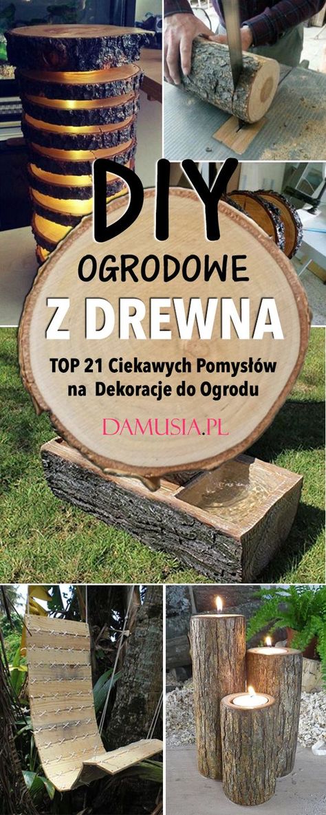 DIY Ogrodowe z Drewna - TOP 21 Ciekawych Pomysłów na Drewniane Dekoracje do Ogrodu Garden Gates, Secret Garden, Better Living, Wood, Home Decor, Home Décor