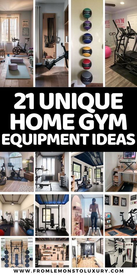 home gym equipment ideas Weight Room Ideas, Home Made Gym Equipment, Home Weight Room, Small Room Gym, Weight Room Ideas Home Gyms, Black Home Gym, At Home Gym Room Small Spaces, Small Gym Room Ideas, Home Gym Storage Ideas