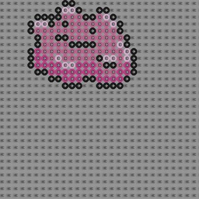 Pokemon Ditto perler bead Ditto Perler Bead, Pokemon Porygon, Pokemon Ditto, Pokémon Perler, Pokemon Perler, Pokemon Cross Stitch, Pokemon Bead, Pixel Art Pokemon, Pokemon Perler Beads