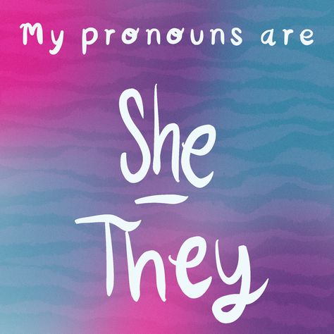 Pronoun Lgbtq, She They, Mlp Headcanons, She They Pronouns, Viperine Gorgon, English Pronouns, Gender Confusion, Transgender Quotes, Gay Pride Bracelet