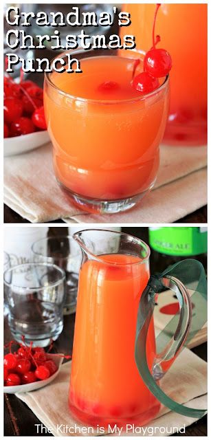 Grandmas Christmas Punch, Breakfast Punch Alcoholic, Christmas Punch With Alcohol, Punch With Orange Juice, Party Punch Non Alcoholic, Orange Punch Recipes, Big Christmas Party, Ideas For Christmas Party, Holiday Punch Recipe