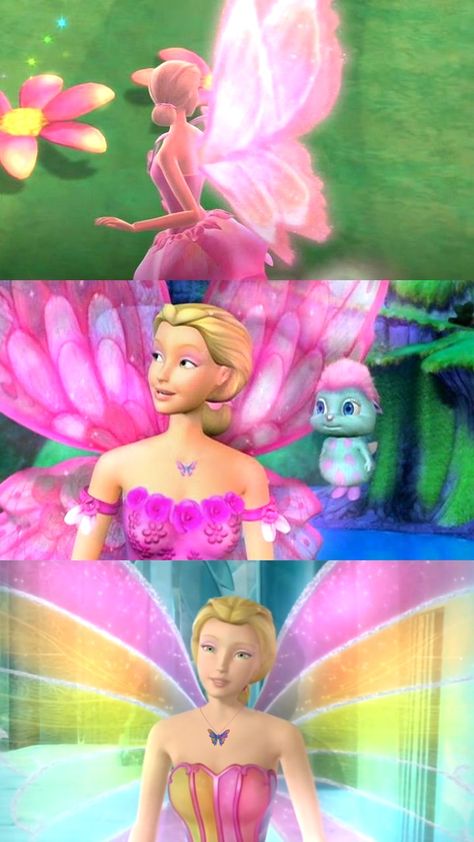 Barbie Fairytopia Elina Wings, Barbie Elina, Barbie Series, 2000s Barbie, 2023 Barbie, Barbie Fairy, Princess Charm School, Magical Girl Aesthetic, Barbie Fairytopia