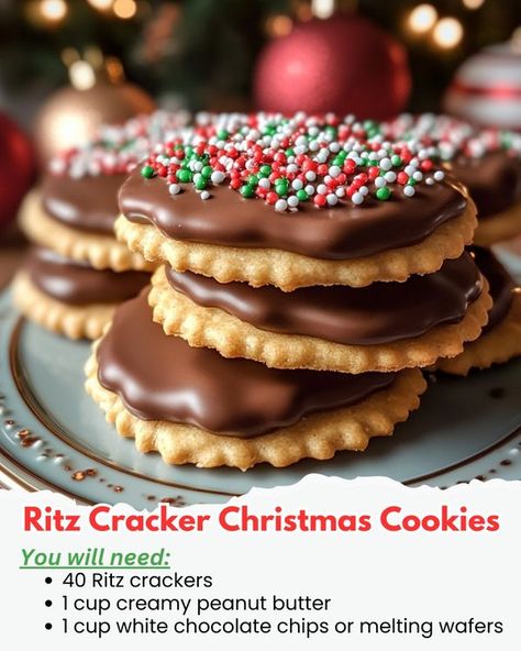 German Spice Cookies, Ritz Cracker Dessert, Cranberry Orange Shortbread Cookies, Ritz Cracker Recipes, Pecan Pie Cookies, Banana Bread Cookies, Cookies Homemade, Ritz Cracker, Pie Cookies