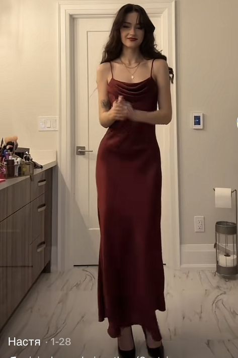 Maroon Silk Dress Long, Formal Autumn Dress, Cocktail Dress Burgundy, A Line Formal Dresses, Wine Red Evening Dress, Red Burgundy Dress, Burgundy Dress Wedding Guest, Elegant Dark Red Dress, Classy Long Dresses Formal