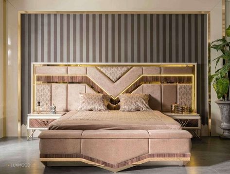 Classic Bedroom Furniture, Bad Room Design, Bedroom Set Designs, Simple Bed Designs, Bed Back Design, Best Bed Sheets, Luxe Bedroom, Elegant Living Room Decor, Bed Design Modern