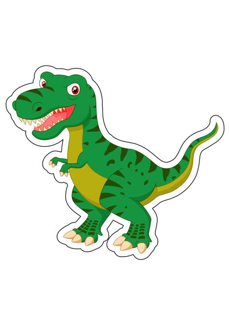 Visite nosso site e tenha acesso a milhares de imagens incríveis Batman Cake Topper, T Rex Cake, Green Png, Dinosaur Cake Toppers, Boss Birthday, Dinosaur Themed Birthday Party, Dinosaur Images, Book Crafts Diy, School Wall Art