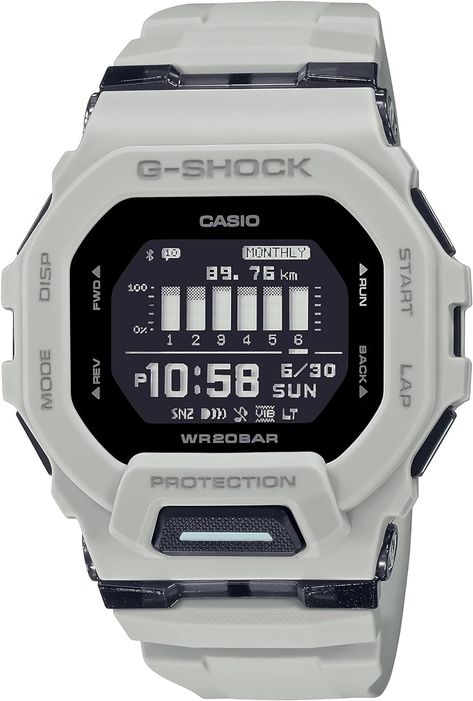 Amazon.com: G-Shock GBD200UU-9 Shock Move White One Size : Clothing, Shoes & Jewelry Training Planner, New G Shock, Steps Tracker, Scuba Gear, Airplane Mode, Watch Display, G Shock Watches, Casio G Shock, G Shock